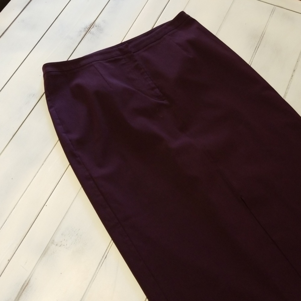 Plum skirt